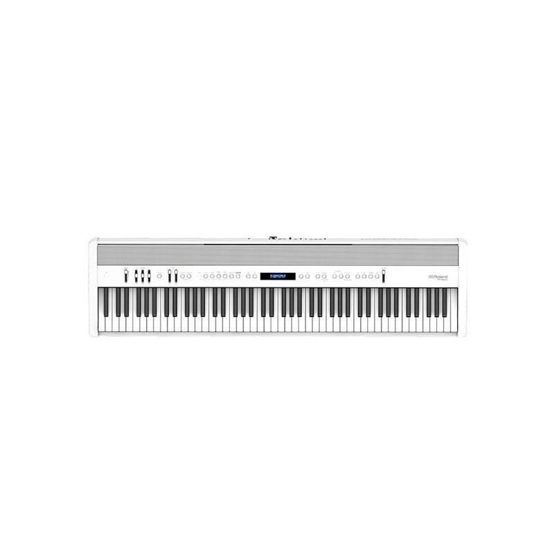 Roland 【次回納期未定】FP-60X-WH + 専用スタンド + 高低自在イスセット【ヘッドホン・お手入れクロス付】【代引不可】【沖縄・離島送料別途...の画像