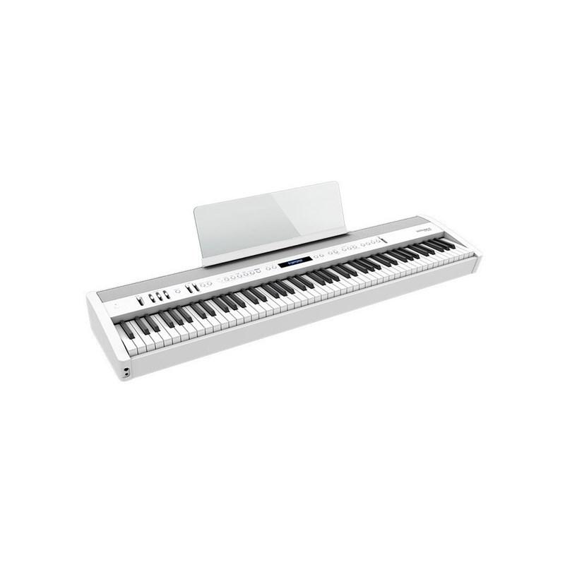 Roland 【次回納期未定】FP-60X-WH + 専用スタンド + 高低自在イスセット【ヘッドホン・お手入れクロス付】【代引不可】【沖縄・離島送料別途...の画像