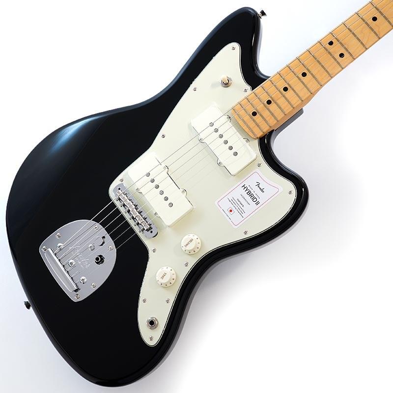 海外最新 Hybrid Japan in Made Japan in Made Fender II (Black/Maple) Jazzmaster エレキギター