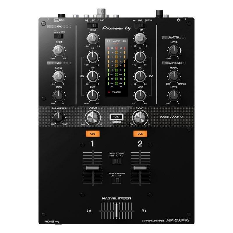 Pioneer DJ DJM-250MK2 + コントロールヴァイナルRB-VD2-W + UDG製 USBタイプC-BケーブルSET 【rekordbox対応 2ch DJミキサー】 | Pioneer DJ | 01