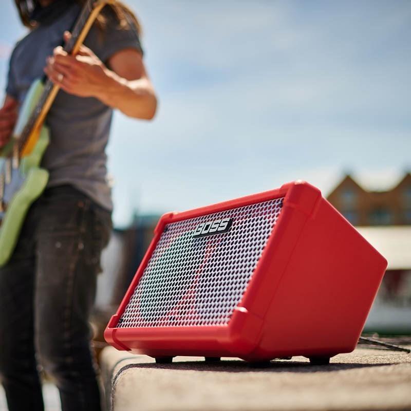 BOSS（ボス） 【セット品】 CUBE Street II Red [CUBE-ST2-R]+[BT-DUAL