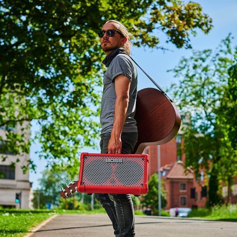 BOSS（ボス） 【セット品】 CUBE Street II Red [CUBE-ST2-R]+[BT-DUAL