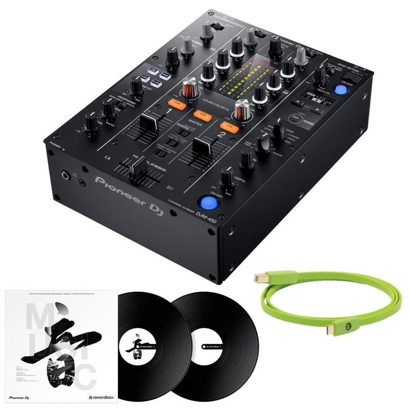 Pioneer DJ DJM-450 + コントロールヴァイナルRB-VD2-K + 高品質USBケーブルSET | Pioneer DJ
