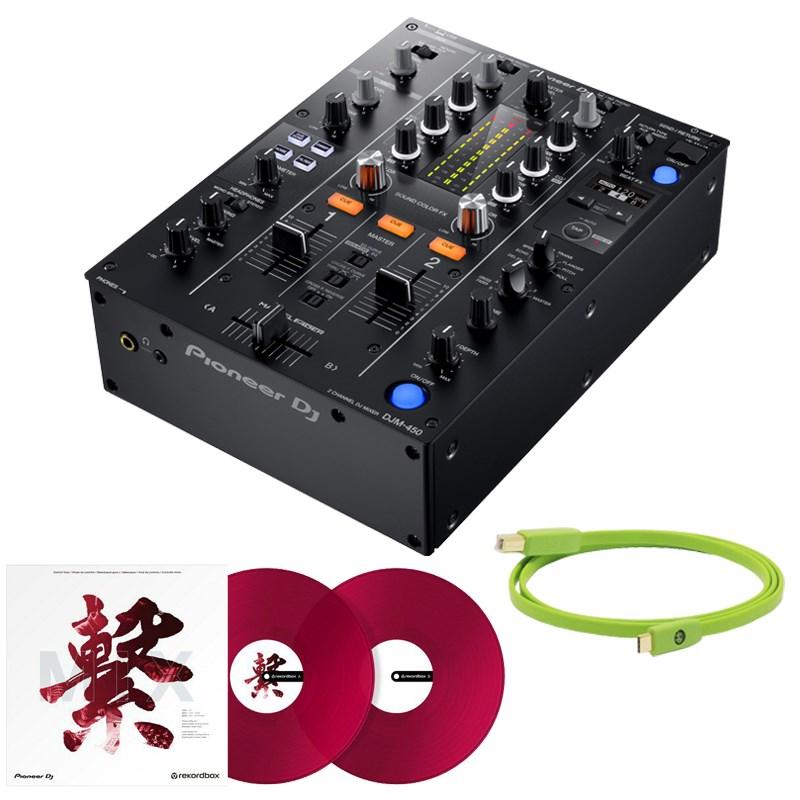 Pioneer DJ DJM-450 + コントロールヴァイナルRB-VD2-CR + 高品質USBケーブルSET | Pioneer DJ