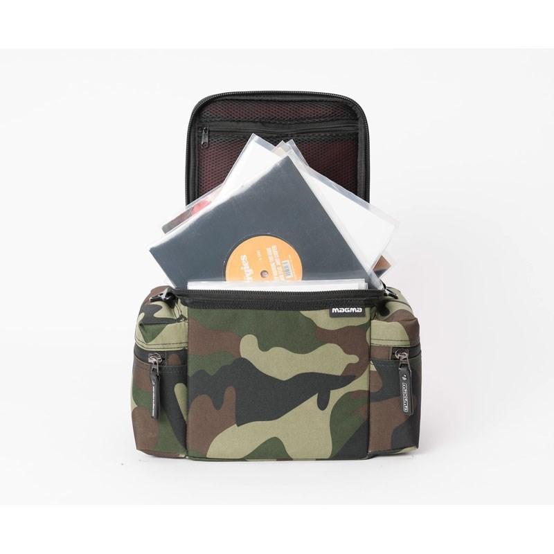 Magma 迷彩レコードバッグ MAGMA MAGMA 45 RECORD-BAG 100 CAMO-GREEN （7インチレコード用バッグ