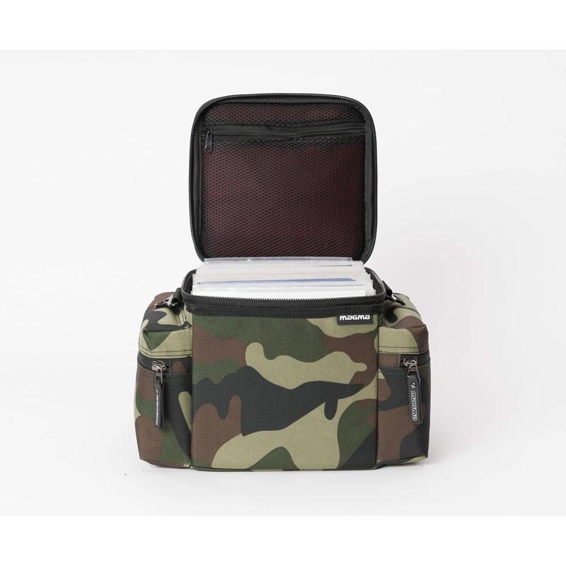 Magma 迷彩レコードバッグ MAGMA MAGMA 45 RECORD-BAG 100 CAMO-GREEN （7インチレコード用バッグ