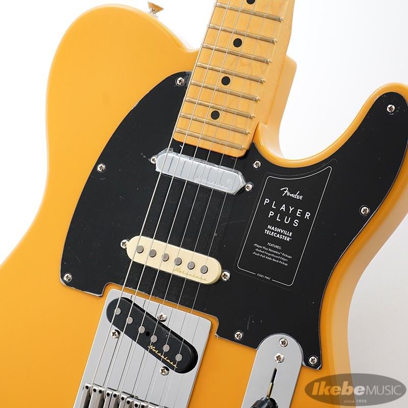 ⭐公式品⭐ Fender MEX Player Plus Nashville Telecaster (Butterscotch Blonde/Maple) 【MY1591343022】(56320円)