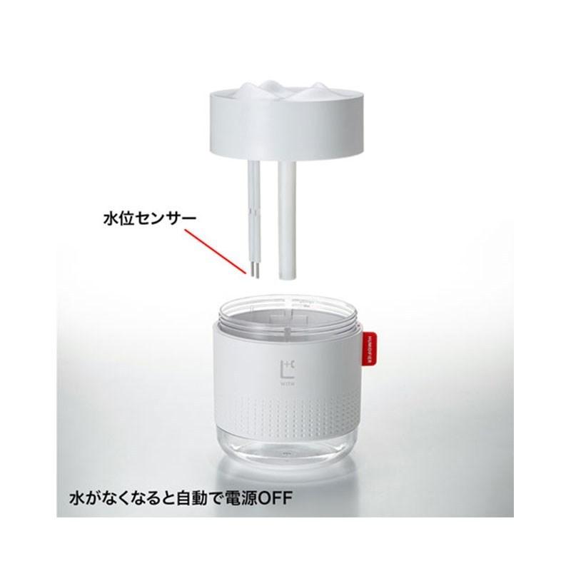 SANWA SUPPLY USB-TOY100W　USB加湿器(LEDライト付き) ホワイト 【数量限定価格】｜ikebe｜04