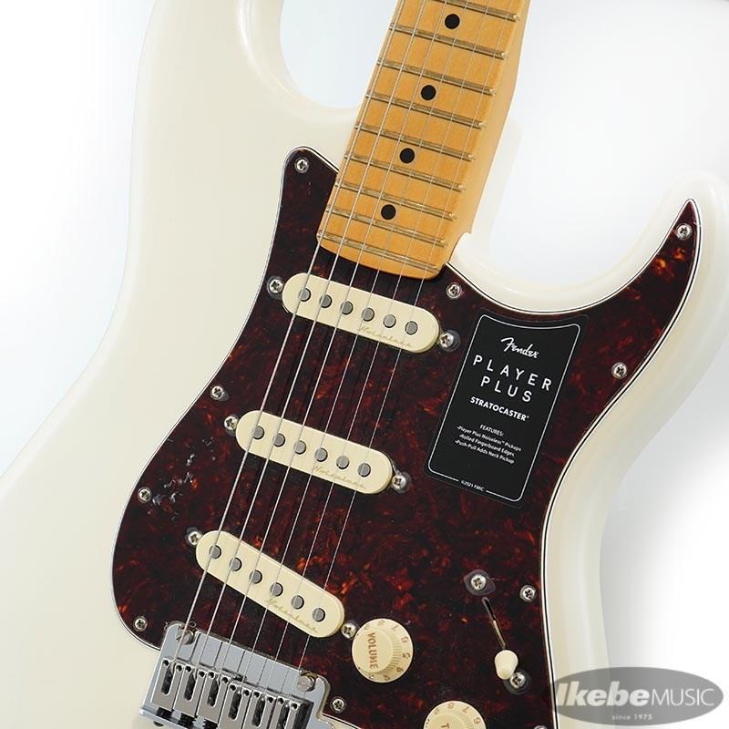 Fender MEX Player Plus Stratocaster (Olympic Pearl/Maple) : イケベ