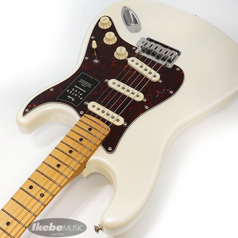 Fender MEX Player Plus Stratocaster (Olympic Pearl/Maple) : イケベ