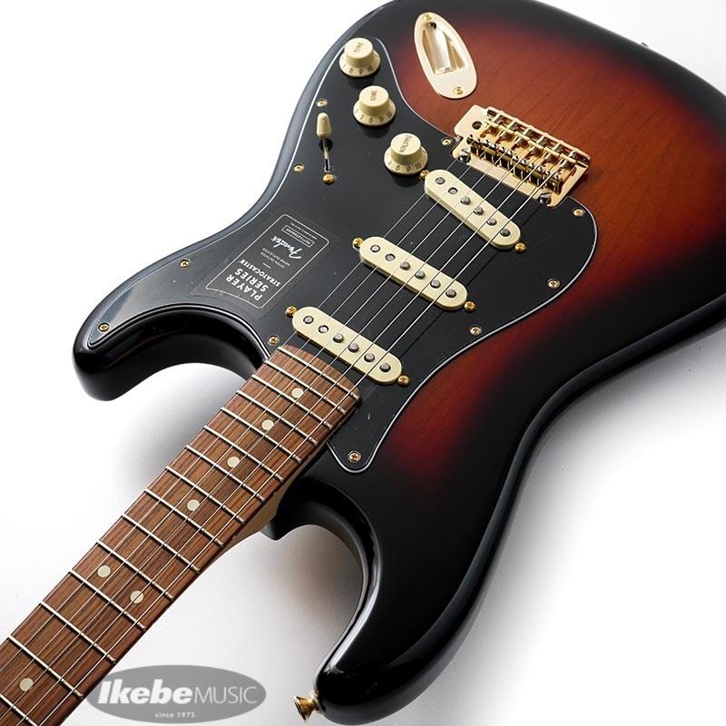 Fender MEX Player Stratocaster Gold Hardware w/C/S Fat 50s Pickups 