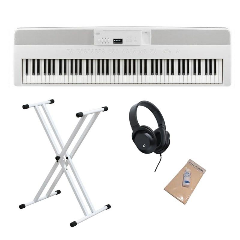 KAWAI ES920W（ホワイト）+X型スタンドセット【ヘッドホン付】【代引不可】【沖縄・離島送料別途見積】(電子ピアノ)