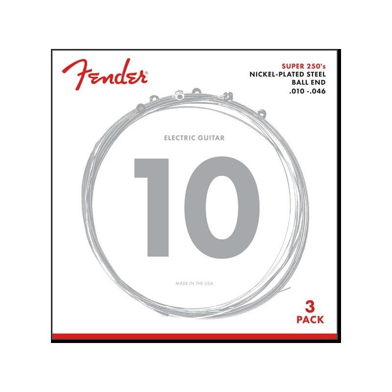 Fender USA 250R NPS BALL END 10-46 3 pack [0730250310]｜ikebe