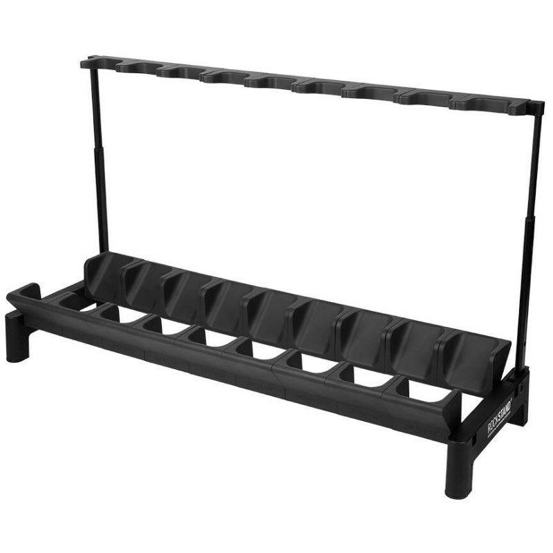 RockStand RS20863 - Support Multiple Pliable Pour 9 Guitares Électriques Ou Basses - Noir