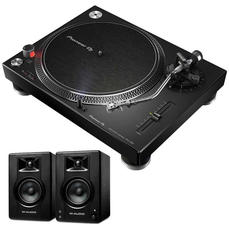 Pioneer DJ PLX-500-K + BX3スピーカー SET【 Miniature Collection プレゼント！】｜ikebe