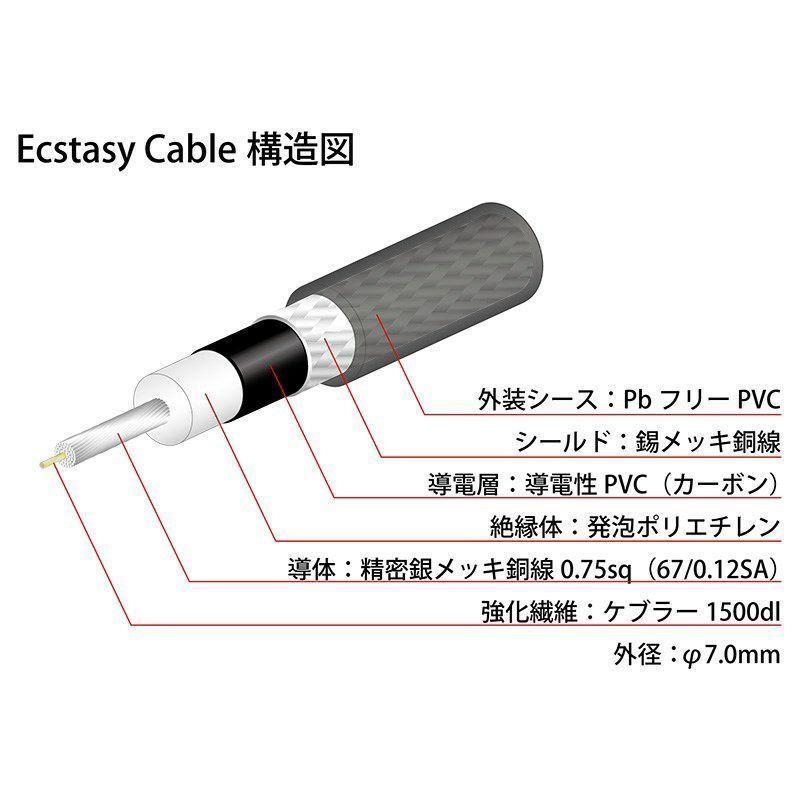 Oyaide Ecstasy Cable (S-S/7.0m)の画像