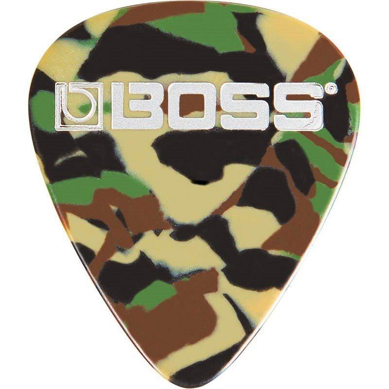 BOSS Celluloid Guitar Picks (CAMO/Medium) ×10枚セット｜ikebe