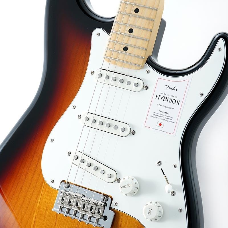 Fender Made in Japan Hybrid II Stratocaster (3-Color Sunburst/Maple)の画像