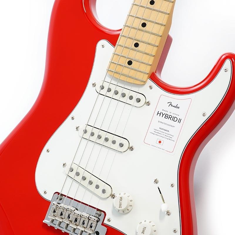 Fender Made in Japan Hybrid II Stratocaster (Modena Red/Maple)の画像