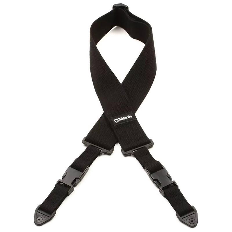 DiMarzio DD2200C COTTON CLIPLOCK(R) (BLACK) [コットンストラップ
