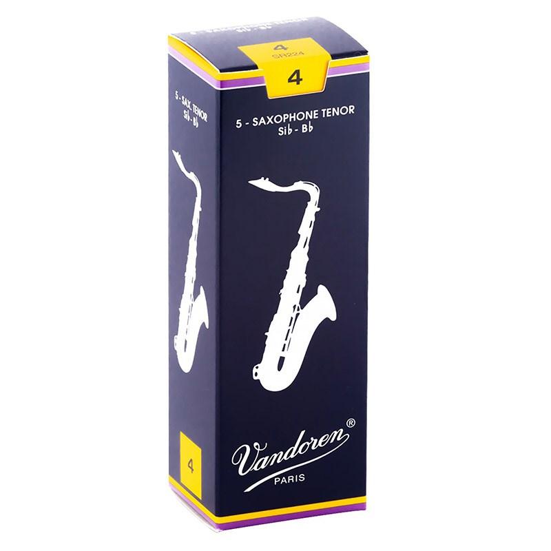 VANDOREN 《硬さ：4》テナーサックス用リード バンドレン Traditional(青箱) 【宅配便発送】【正規輸入品】 | vandoren