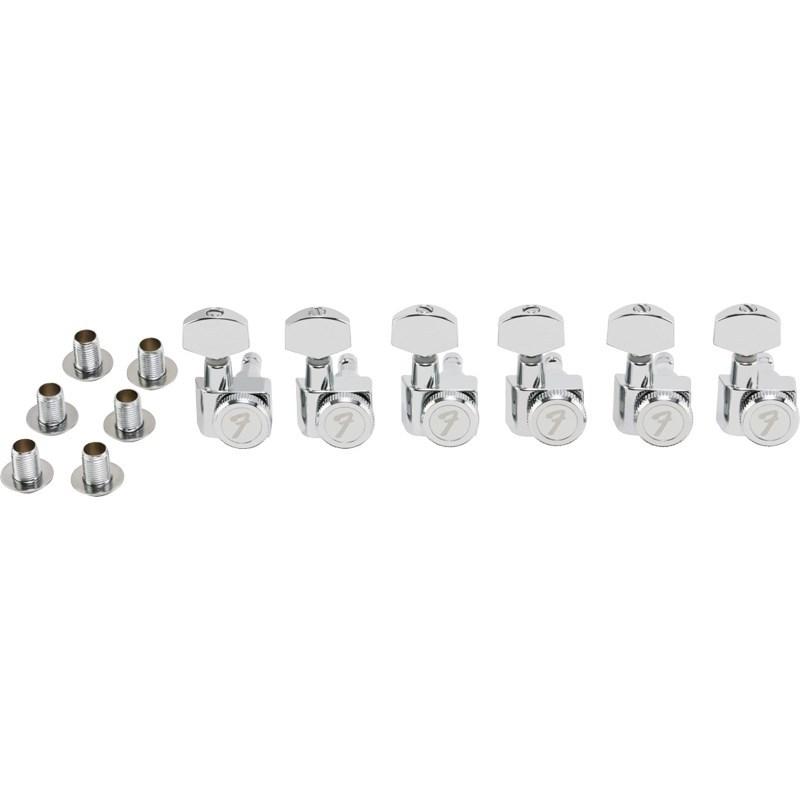Fender USA 【期間限定セール】 Locking Stratocaster / Telecaster Machine Heads All Short Post Chrome (6pcs) [#0990818105] | Fender | 04