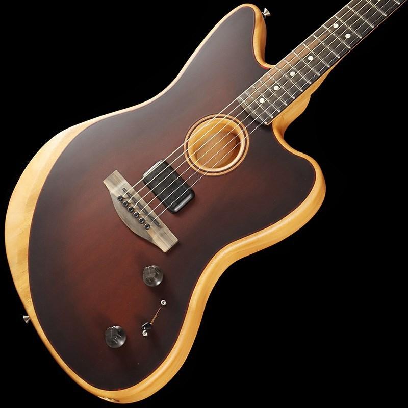 Fender Acoustics American Acoustasonic Jazzmaster AllMahogany (Bourbon