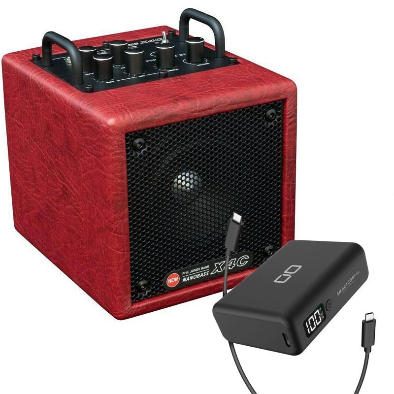 PJB（Phil Jones Bass） NANOBASS X4C (RED) w/CIO Smartcoby PRO 