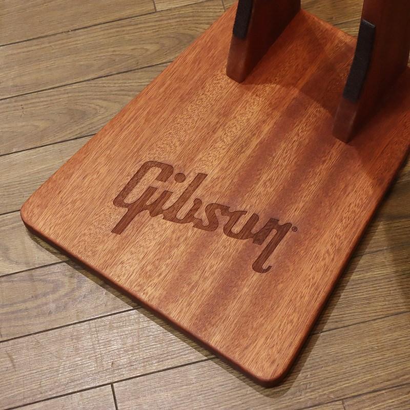 Gibson Handcrafted Wooden Doubleneck Guitar Stand Mahogany [ASTDDBLMG