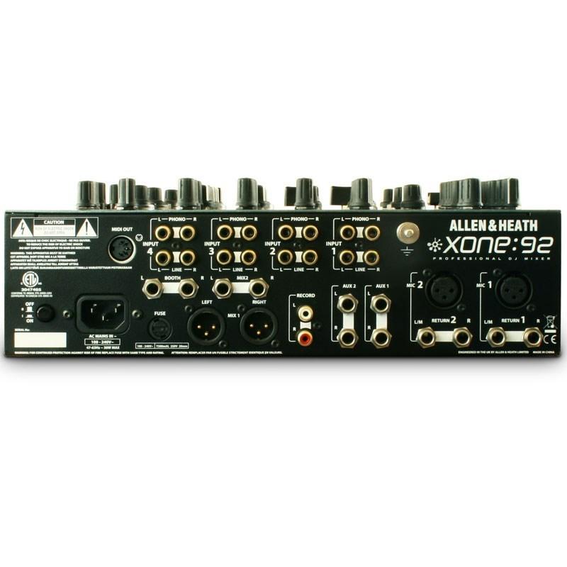 Xone:92 DJアナログミキサー 4チャンネル Amazon | Allen ＆ Heath Xone:92 Mk2 DJミキサー 4+2ch ステレオ 4