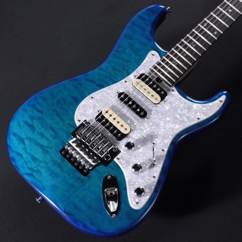 T’s Guitars ST-22R Custom 5A Grade Quilt Top (Caribbean Blue) #032392【IKEBE Order Model】｜ikebe｜03
