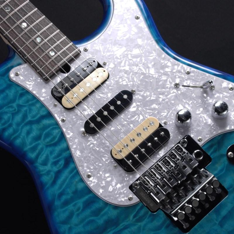 T’s Guitars ST-22R Custom 5A Grade Quilt Top (Caribbean Blue) #032392【IKEBE Order Model】｜ikebe｜04