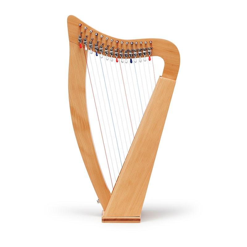 グレースハープレバー付き15弦ローズウッドケース