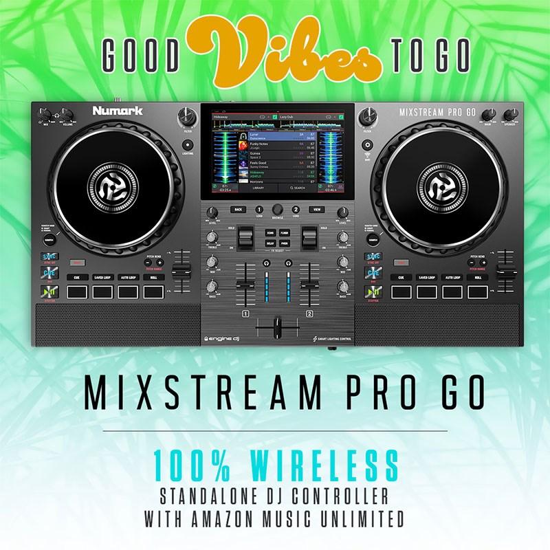 Numark Mixstream Pro Go 【バッテリー内蔵モデル】【AMAZON MUSIC 