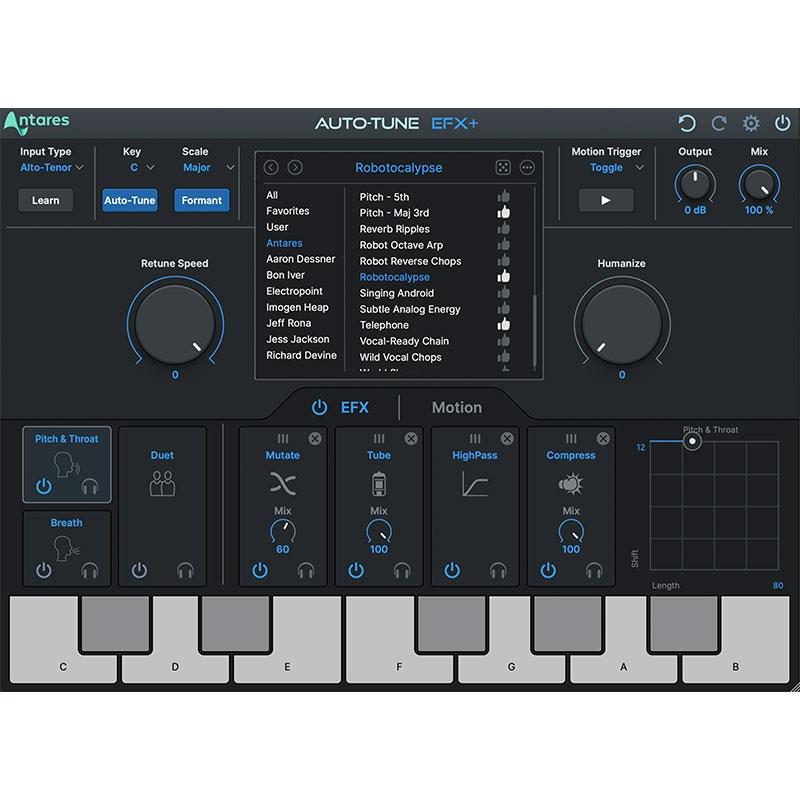 Antares Auto-Tune EFX+ 10 (代引不可)(オンライン納品) : イケベ楽器 