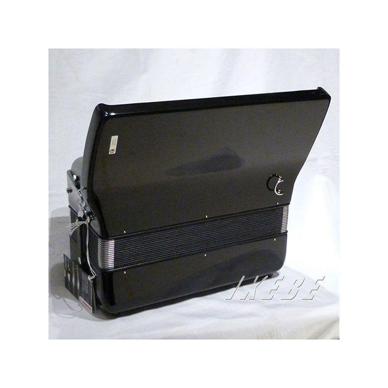 Hohner (アコーディオン専門店・出荷前検品発送)Bravo III 72 BLK +レインカバーセット  ホーナー アコーディオン 入門向け ピアノ式 34鍵盤 ...の画像