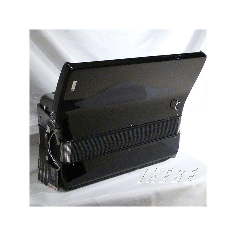 Hohner (アコーディオン専門店・出荷前検品発送)Bravo III 120 BLK (ブラック) +レインカバーセット  ホーナー アコーディオン 入門向け ピア...の画像