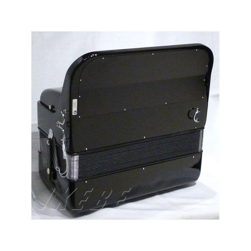 Hohner (アコーディオン専門店・出荷前検品発送)Nova III 96 BLK +レインカバーセット  ホーナー アコーディオン 入門向け ボタン式 中型 【...の画像