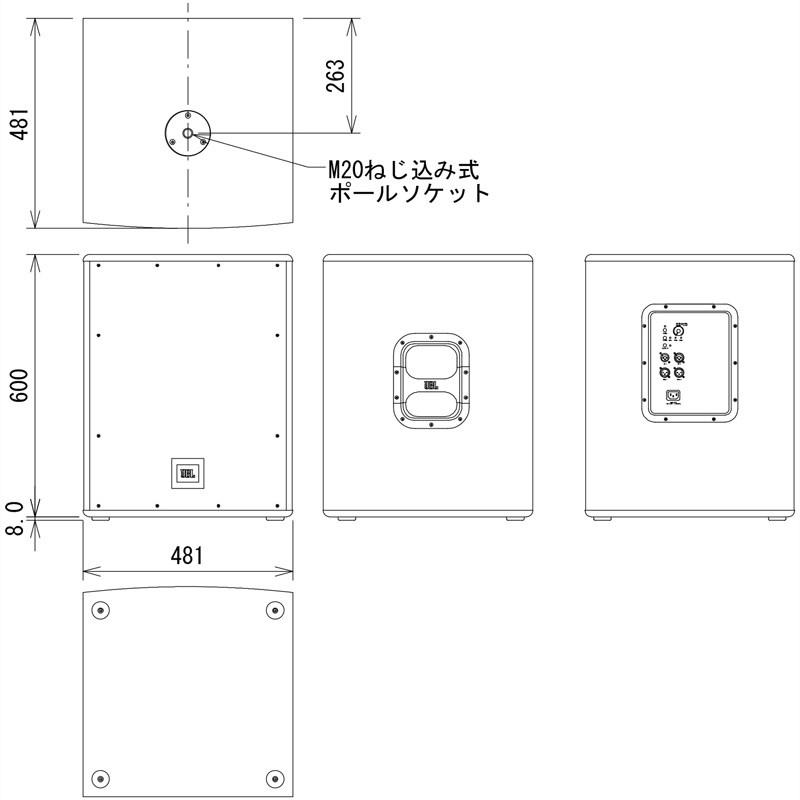 JBL IRX115S-Y3 【15インチ パワード・サブウーファー】【お取り寄せ商品 / 納期未定】 | JBL | 01