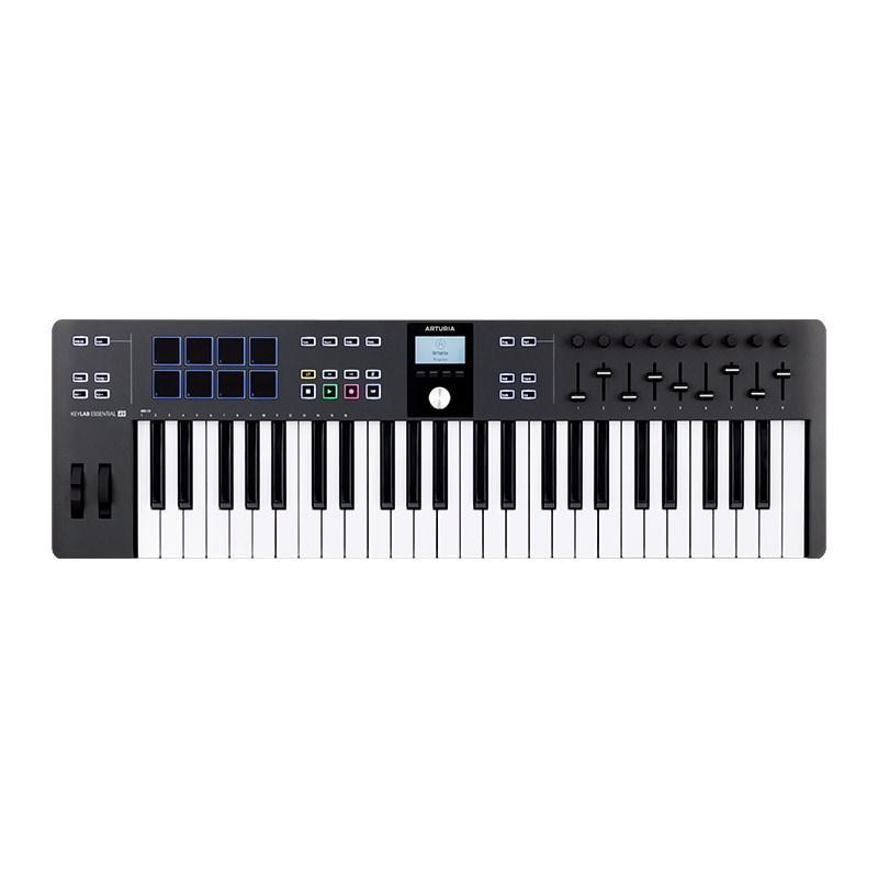 Arturia KeyLab Essential 49 mk3 BK 【NKS対応製品・Komplete 15 Select無償提供】(KEYLAB ESN 49 MK3 BK)(USB・MIDIコントローラー)(アート... | 