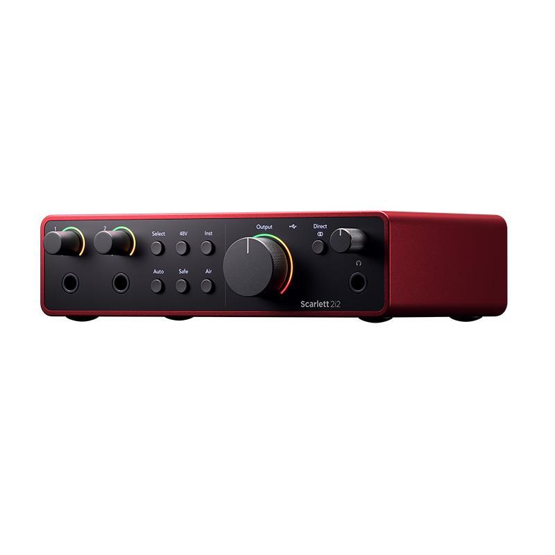 Focusrite Scarlett 2i2 gen4 (Cubase LE付属)(2in2out・USB-C オーディオインターフェイス)(フォーカスライト)(スカーレット)(4th Gen) |  | 02