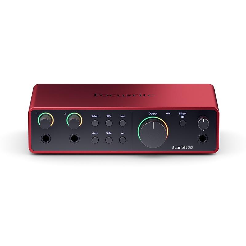 Focusrite Scarlett 2i2 gen4 (Cubase LE付属)(2in2out・USB-C オーディオインターフェイス)(フォーカスライト)(スカーレット)(4th Gen) |  | 03