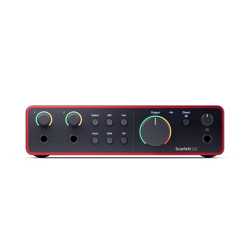 Focusrite Scarlett 2i2 gen4 (Cubase LE付属)(2in2out・USB-C オーディオインターフェイス)(フォーカスライト)(スカーレット)(4th Gen) |  | 04