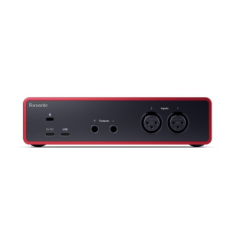 Focusrite Scarlett 2i2 gen4 (Cubase LE付属)(2in2out・USB-C オーディオインターフェイス)(フォーカスライト)(スカーレット)(4th Gen) |  | 05