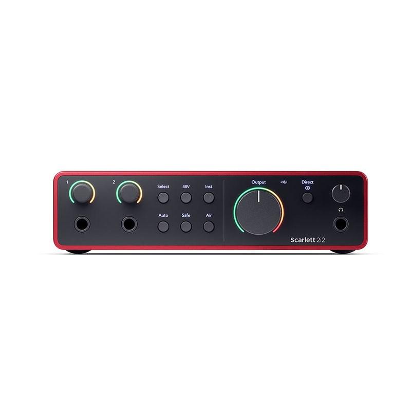 scarlett 2i2 studio　(注)ヘッドホンは、付きません Focusrite Scarlett solo Studio Pack (4th Gen) 2in 2out
