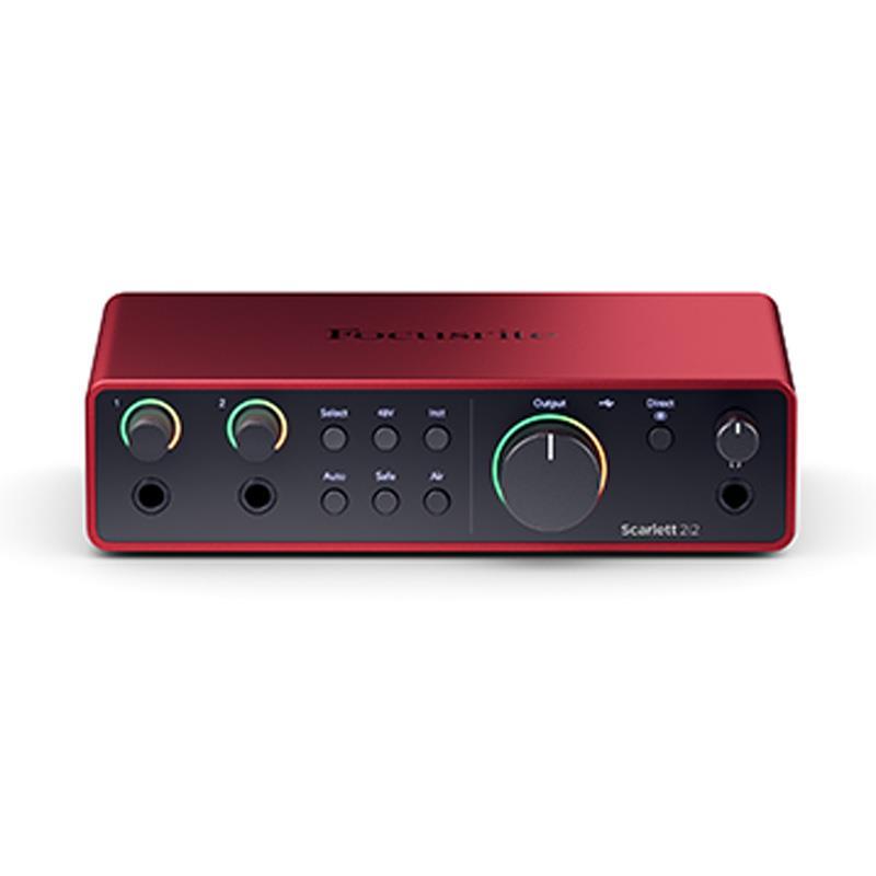 Focusrite Scarlett 2i2 Studio gen4 (Cubase LE付属)(コンデンサーマイク/ヘッドフォン/マイクケーブル付属・スタジオパック)(2in2out・USB-... |  | 02