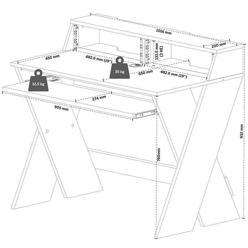 Glorious Sound Desk Compact WN【メーカー直送・代引き不可】(※沖縄・離島は送料別途お見積もり) |  | 02