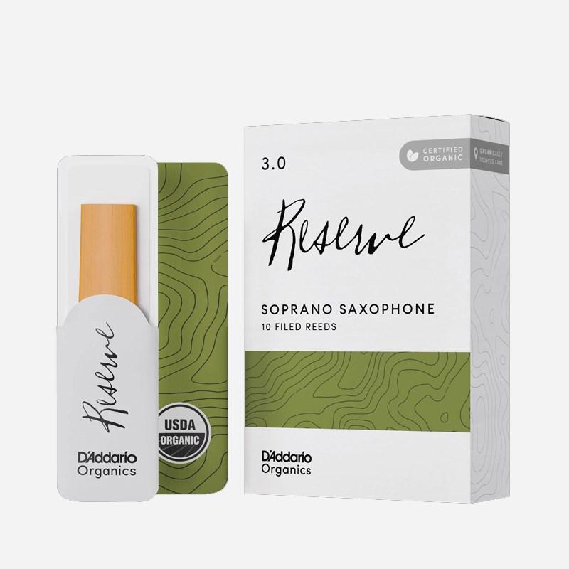 D'Addario Woodwinds (RICO) 《硬さ：3.0》アルトサックス用リード ダダリオ・ウッドウインズ オーガニック・レゼルヴ | 