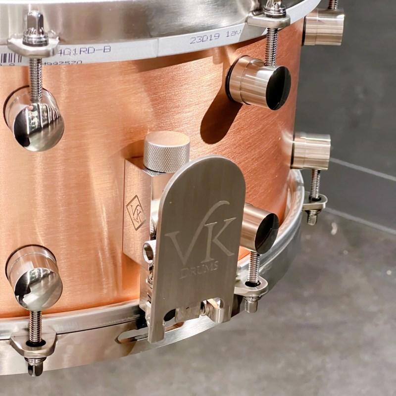 VK DRUMS Copper 2.0mm 14×6 Snare Drum [Made in England] : イケベ