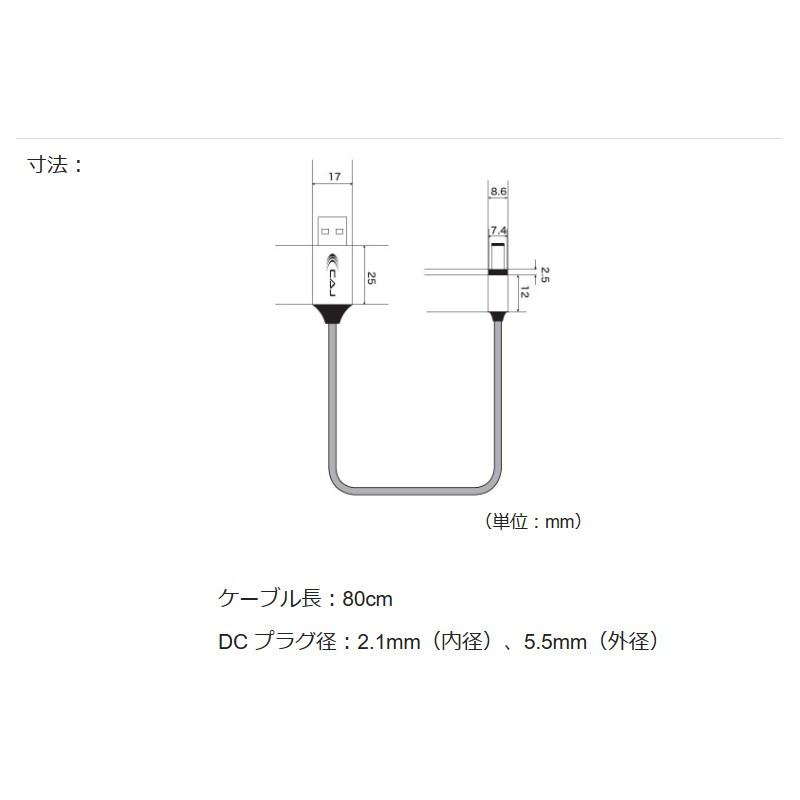 CAJ Power Cable USB/DC9 II | CAJ | 03